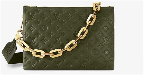 green lv bag|louis vuitton coussin bag green.